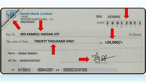 How To Write Account Payee Cheque