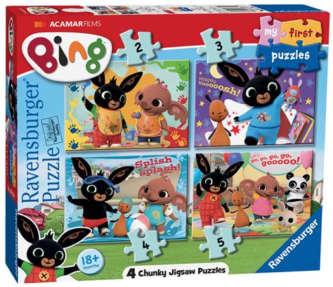 06834 Ravensburger Bing My First Jigsaw Puzzle 2345pc Toddler Age