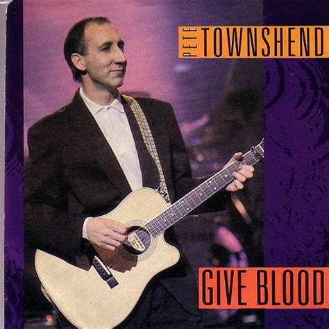 Pete Townshend Give Blood 1985 Vinyl Discogs