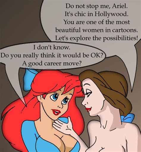 Rule 34 Ariel Beauty And The Beast Belle Comic Crossover Disney