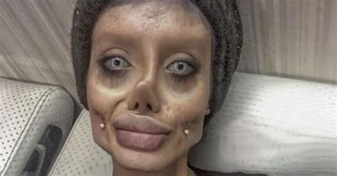zombie angelina jolie lookalike jailed after sharing creepy instagram pictures irish mirror