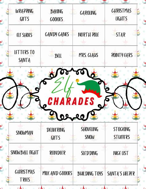 Christmas Charades Free Printable Ad Enjoy Low Prices And Get Fast