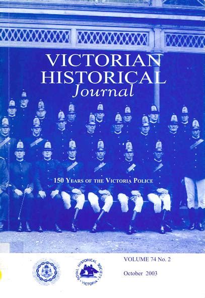 Periodical Royal Historical Society Of Victoria Victorian Historical