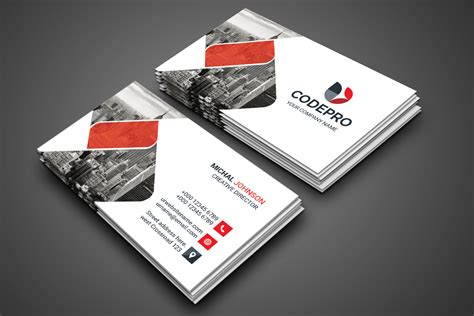 Psd Professional Business Card Graphic Prime Graphic Design Templates