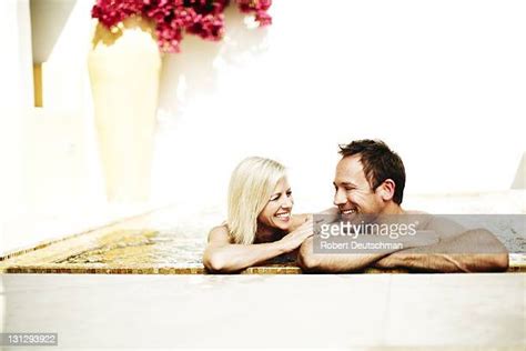 A Couple Relaxing In A Jacuzzi Photos And Premium High Res Pictures Getty Images