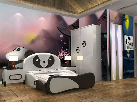 A Panda Themed Hotel Bedroom Themes Kids Bedroom Bedroom Decor