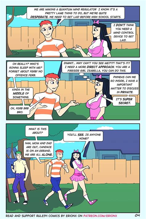 Erionx Pervy Fellas Phineas And Ferb Porn Comics