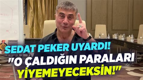 Sedat Peker Den Ankara Emniyet M D R Y Lmaz A O Ald N Paralar