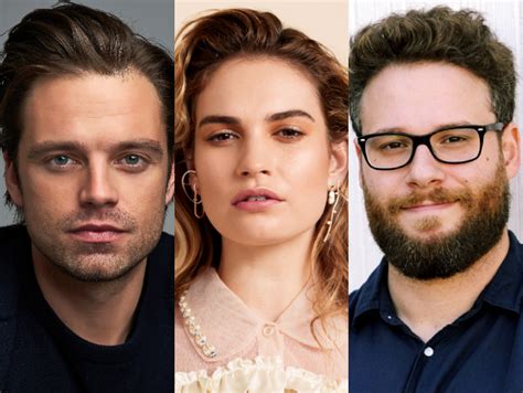 Seth rogen, is that you? Lily James and Sebastian Stan to play Pamela Anderson and ...