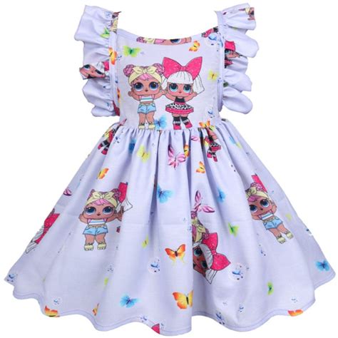 Lol Surprise Dolls Dresses Toddler Girl Lol Surprise Dress In Pink Pu