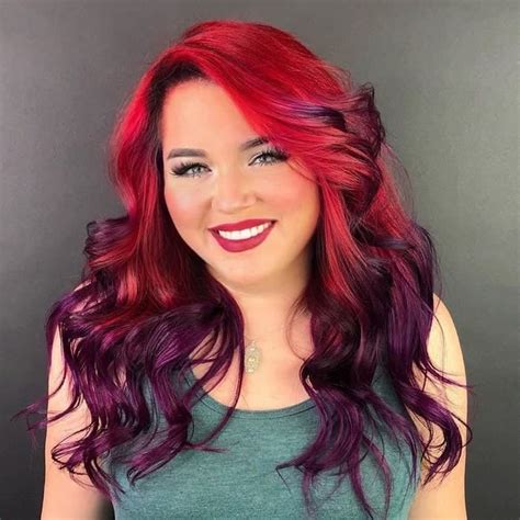 25 Showstopping Red Purple Hair Colors To Rock In 2024