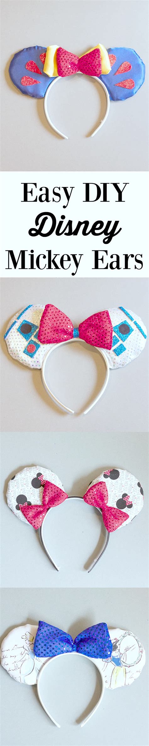 Before we went on our disneyland trip i really wanted to make mickey mouse ears for my daughter. DIY Disney Mickey Ears - Moms Without Answers