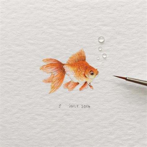 Miniature Paintings Of Adorable Animals Capture Every Cute Little Detail