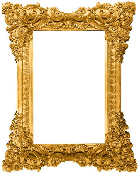 Gold Retro Decorative Frame Png Image Png Mart Images