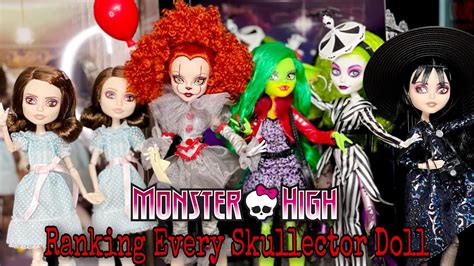 Ranking The Monster High Mattel Creations Skullector Dolls Youtube