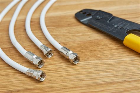 How To Install An F Connector On Coaxial Cable