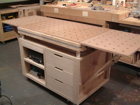 If you're looking to build this table for yourself, i've uploaded a free copy of the sketchup file i created when designing this project. Workbenches With a Difference - Table Saw Central