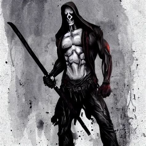 Grim Reaper Creepy Muscled Horror Gay Pride Stable Diffusion Openart