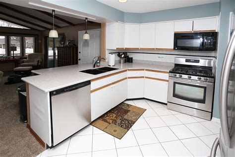 This measures the face of the cabinet. Before and After: Watch a Kitchen "Grow" without ...