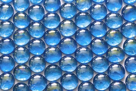 Blue Glass Stones Stock Image Image Of Closeup Composition 182870139