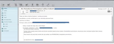 Salah satu contoh dari lamaran kerja via email yang baik, disertai dengan attachment yang komprehensif. 8 Tips Penting Permohonan Kerja Melalui Emel Supaya Resume ...