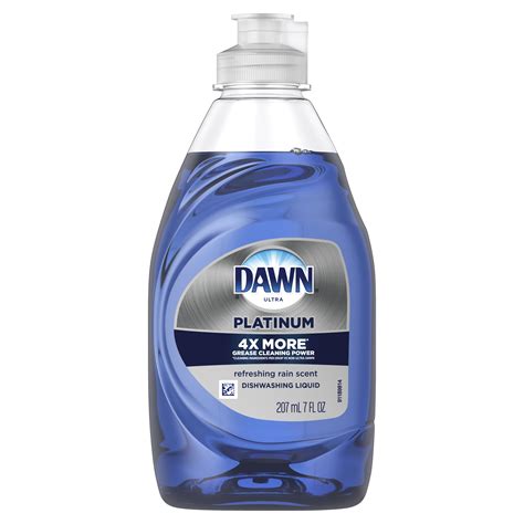 Dawn Platinum Liquid Dish Soap Refreshing Rain 7 Fl Oz