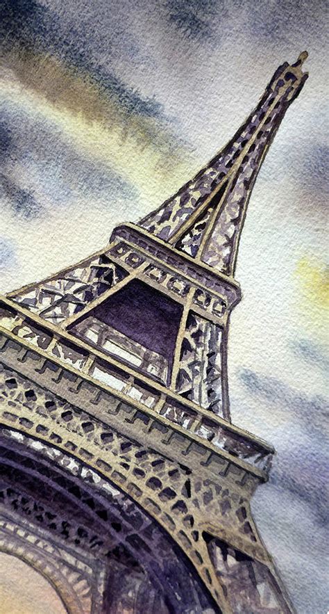 The Eiffel Tower Painting By Irina Sztukowski Fine Art America