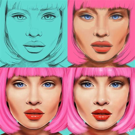 Step By Step Drawing And Digital Painting Tutorials Using Procreate App
