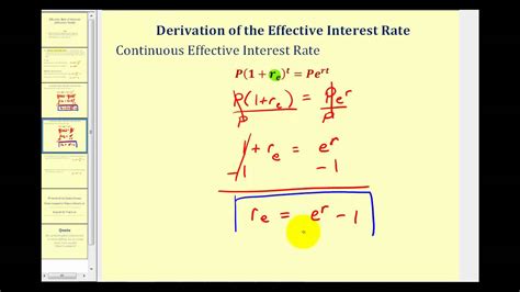 Effective interest rate, annual equivalent rate, effective apr. Effective Interest Rate (Effective Yield) - YouTube