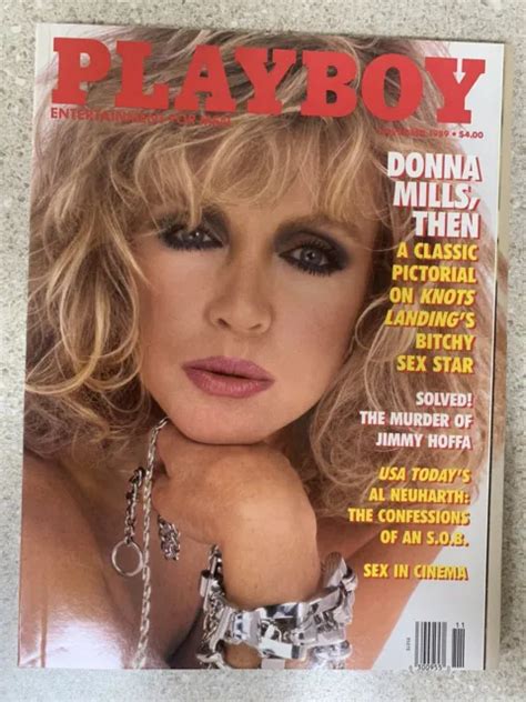 Playboy Magazine November Donna Mills Garry Kasparov Renee
