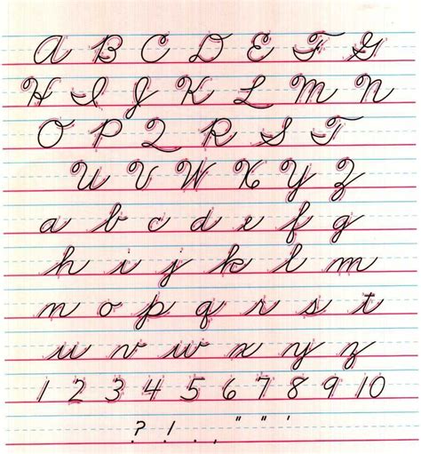 An Old Handwriting With Cursive Writing And Numbers On The Bottom Page