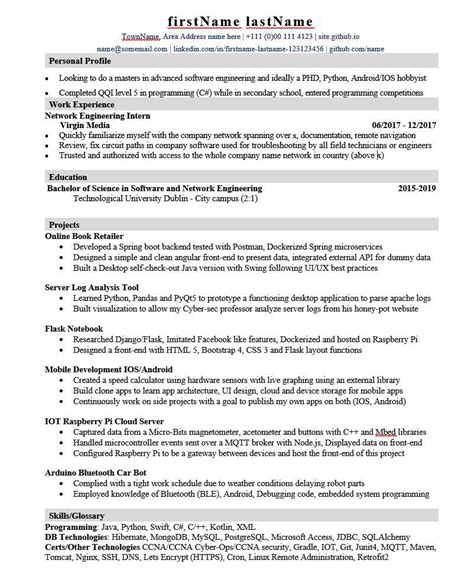 Resume review and resume building pro tips. Microservices Resume : Software Engineering Intern Resume ...
