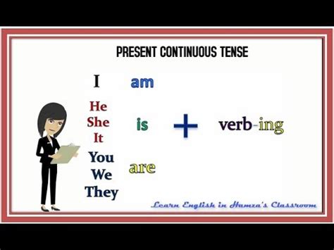 To be am, is, are + verb present participle. Aprenda - Vídeo Aula: The Present Continuous | Só Exercícios