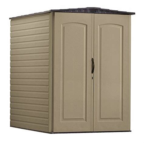 Rubbermaid Large Plastic Vertical Resin Weather Resistant Storage Shed
