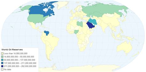 World Oil Reserves Map Infographic Map World Oil