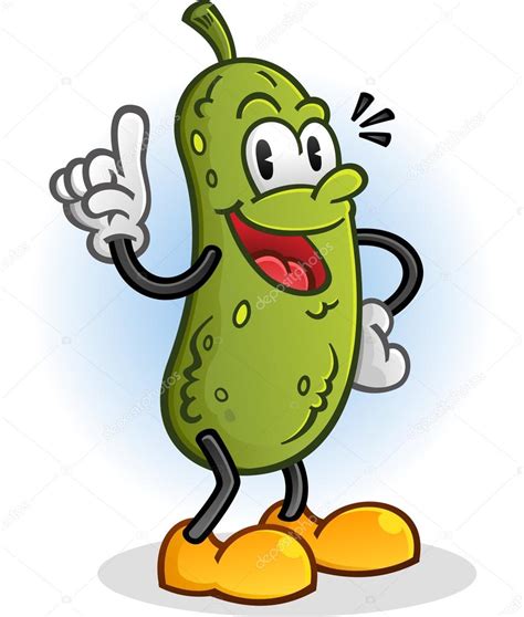 Pickle Retro Styled Cartoon Character Stock Vector Image By ©aoshlick