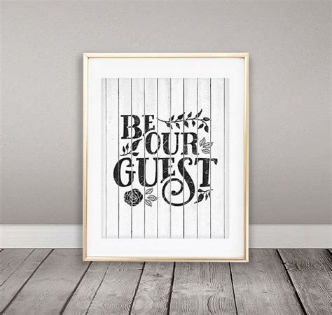 Instant Download Be Our Guest 8x10 Rustic By Busybeedesigncrafts Guest