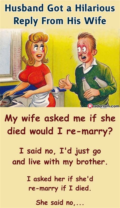 Husband Got A Hilariousreply From His Wife In 2021 Wife Jokes Funny Jokes