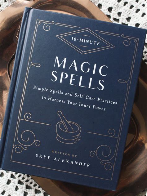 10 Minute Magic Spells Book Livro Mágico Feitiços Mágicos Livro De