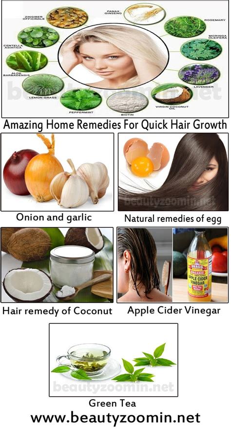 Amazing Home Remedies For Quick Hair Growth Beautyzoomin In 2021