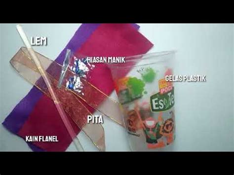 Ada banyak jenis bunga yang bisa dibuat sebagai kerajinan dari kain flanel. Kerajinan Vas Bunga dari Gelas Bekas dan Kain flanel - YouTube