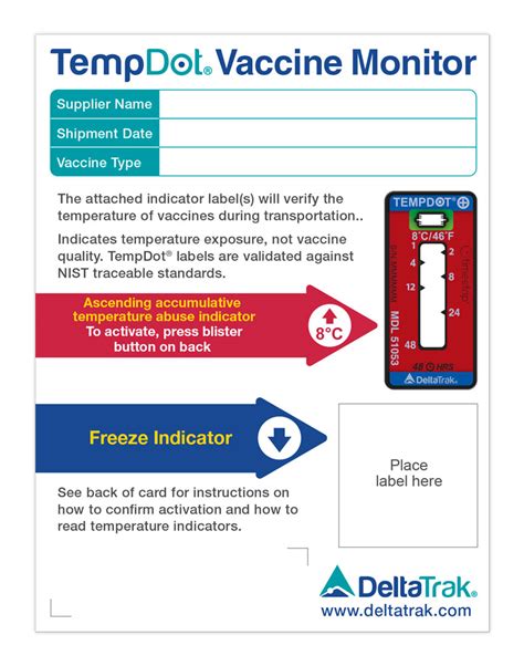 Fill, sign and send anytime, anywhere, from any device with pdffiller. Vaccine Monitor Card - DeltaTrak Asia Pacific