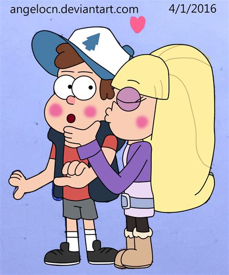 Pacifica Kissing Dipper Again By Angelocn On Deviantart