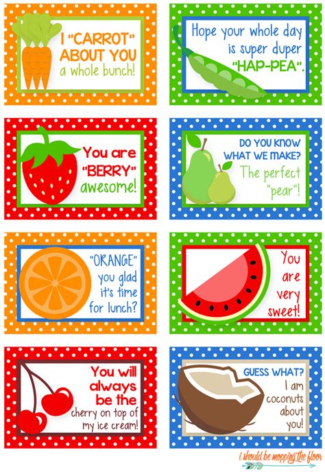 Free Printable Lunch Box Notes Yellow Bliss Road