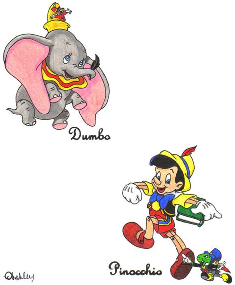 Dumbo And Pinocchio By Dark Rain Fairy On Deviantart
