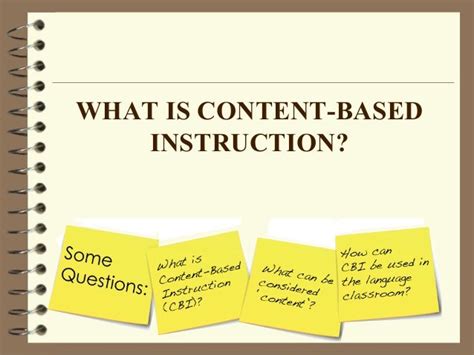 Content Based Instruction