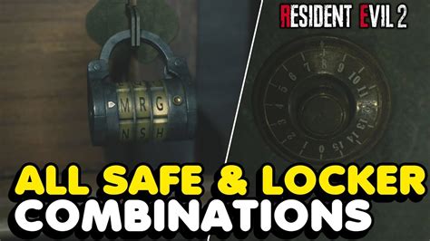 Though you won't have the clues to open them with you first find lockers, you don't inside you'll find shotgun or grenade launcher ammo, depending on whether you're playing leon or claire. RE2: Remake - All SAFE & LOCKER Combinations In Resident ...