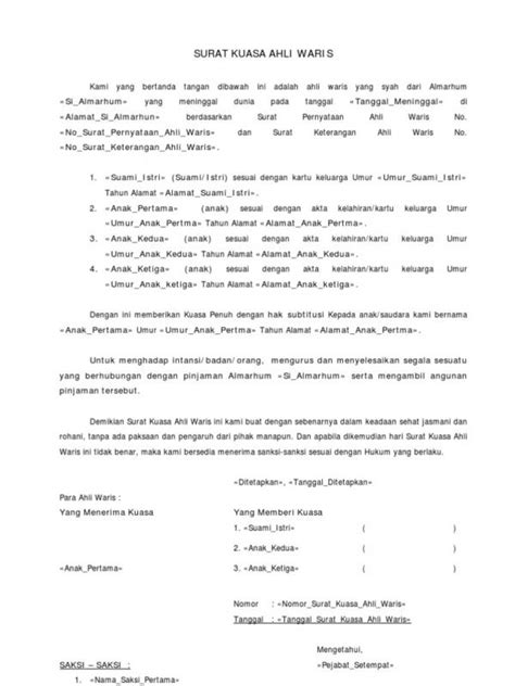 Sertifikat tanah adalah komponen yang paling penting dalam transaksi jual beli tanah. Contoh Surat Jual Beli Tanah Warisan - Contoh Surat ...