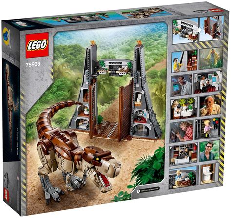 Lego Jurassic World 75936 Pas Cher Jurassic Park Le Carnage Du T Rex