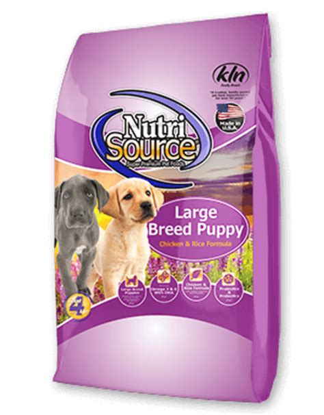Nutrisource® large breed chicken & rice puppy recipe is formulated to meet the nutritional levels established by the association of american feed control officials (aafco) dog food nutrient profiles for all life stages including growth of large size dogs (70 lbs. NUTRISOURCE Large Breed Puppy Chicken Rice - St Petersbark ...